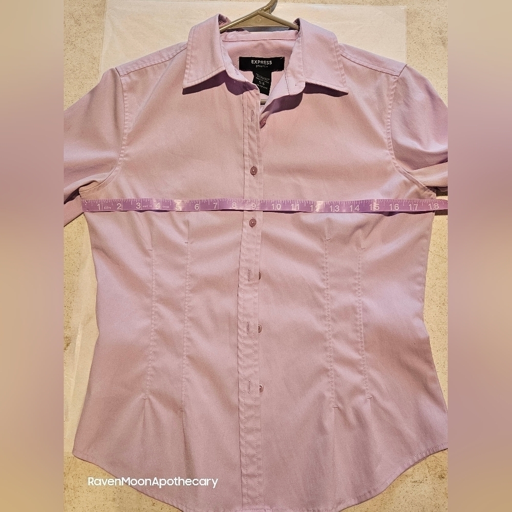 Express Purple Dress Shirt - Picture 6 of 8